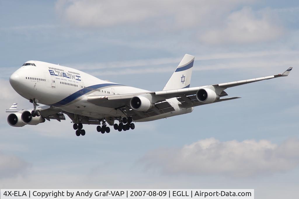 4X-ELA, 1994 Boeing 747-458 C/N 26055, El Al 747-400
