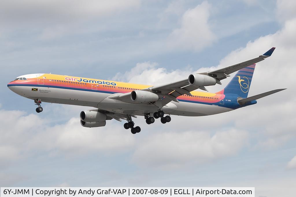 6Y-JMM, 1998 Airbus A340-313 C/N 216, Air Jamaica A340-300