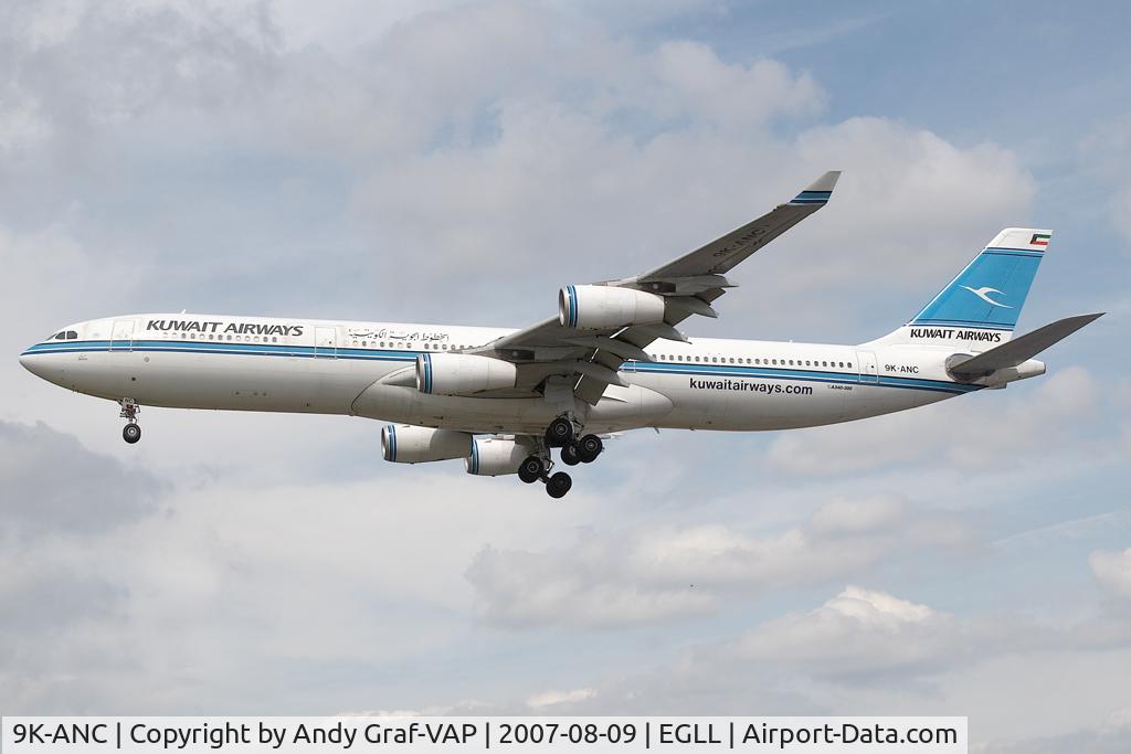 9K-ANC, 1995 Airbus A340-313 C/N 101, Kuwait Airways A340-300