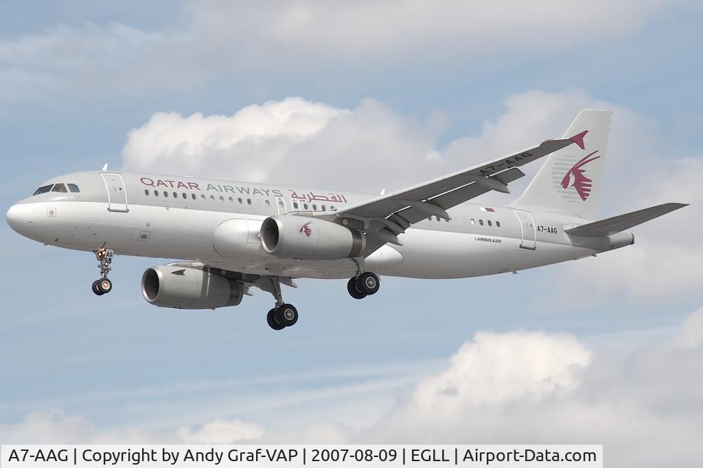 A7-AAG, 1999 Airbus A320-232 C/N 927, Qatar Airways A320