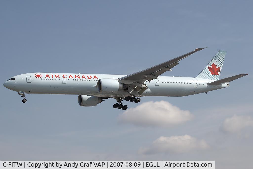 C-FITW, 2007 Boeing 777-333/ER C/N 35298, Air Canada 777-300