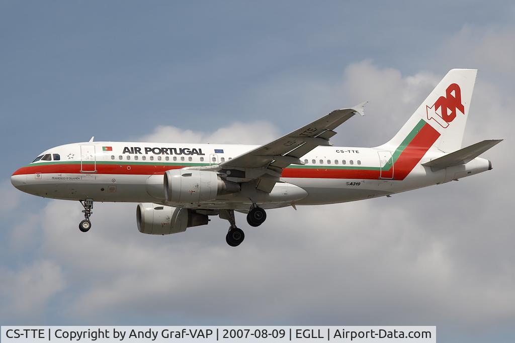 CS-TTE, 1998 Airbus A319-111 C/N 821, TAP A319
