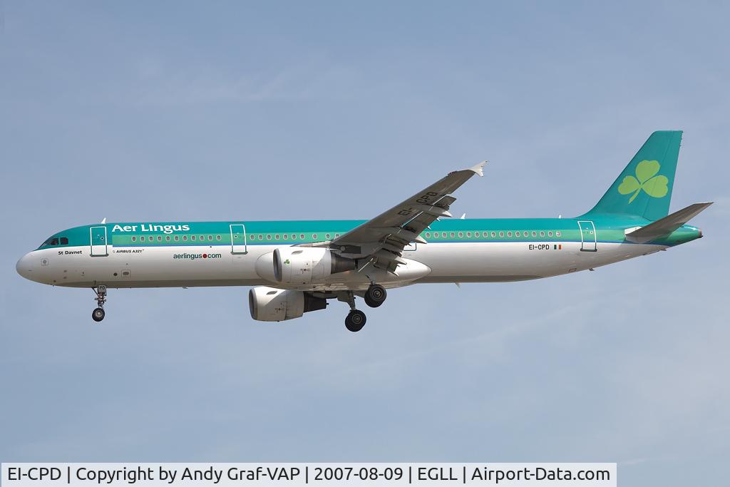 EI-CPD, 1998 Airbus A321-211 C/N 0841, Aer Lingus A321