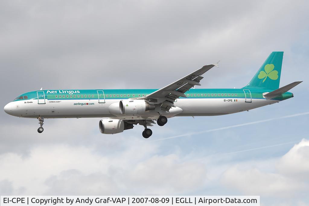 EI-CPE, 1998 Airbus A321-211 C/N 0926, Aer Lingus A321