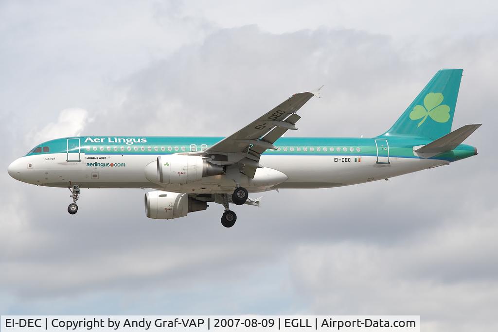 EI-DEC, 2004 Airbus A320-214 C/N 2217, Aer Lingus A320