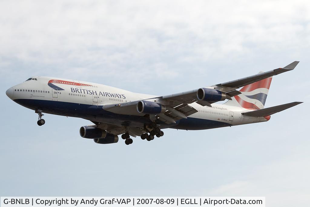 G-BNLB, 1989 Boeing 747-436 C/N 23909, British Airways 747-400