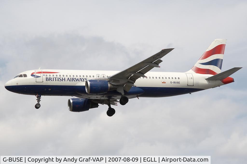 G-BUSE, 1988 Airbus A320-111 C/N 017, British Airways A320