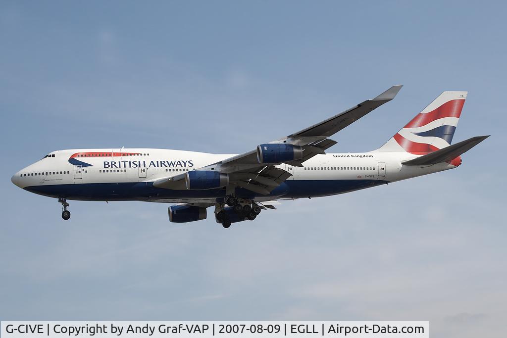 G-CIVE, 1994 Boeing 747-436 C/N 27350, British Airways 747-400