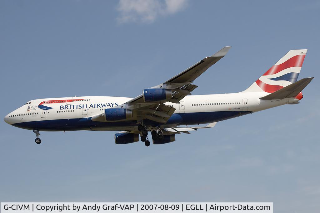 G-CIVM, 1997 Boeing 747-436 C/N 28700, British Airways 747-400