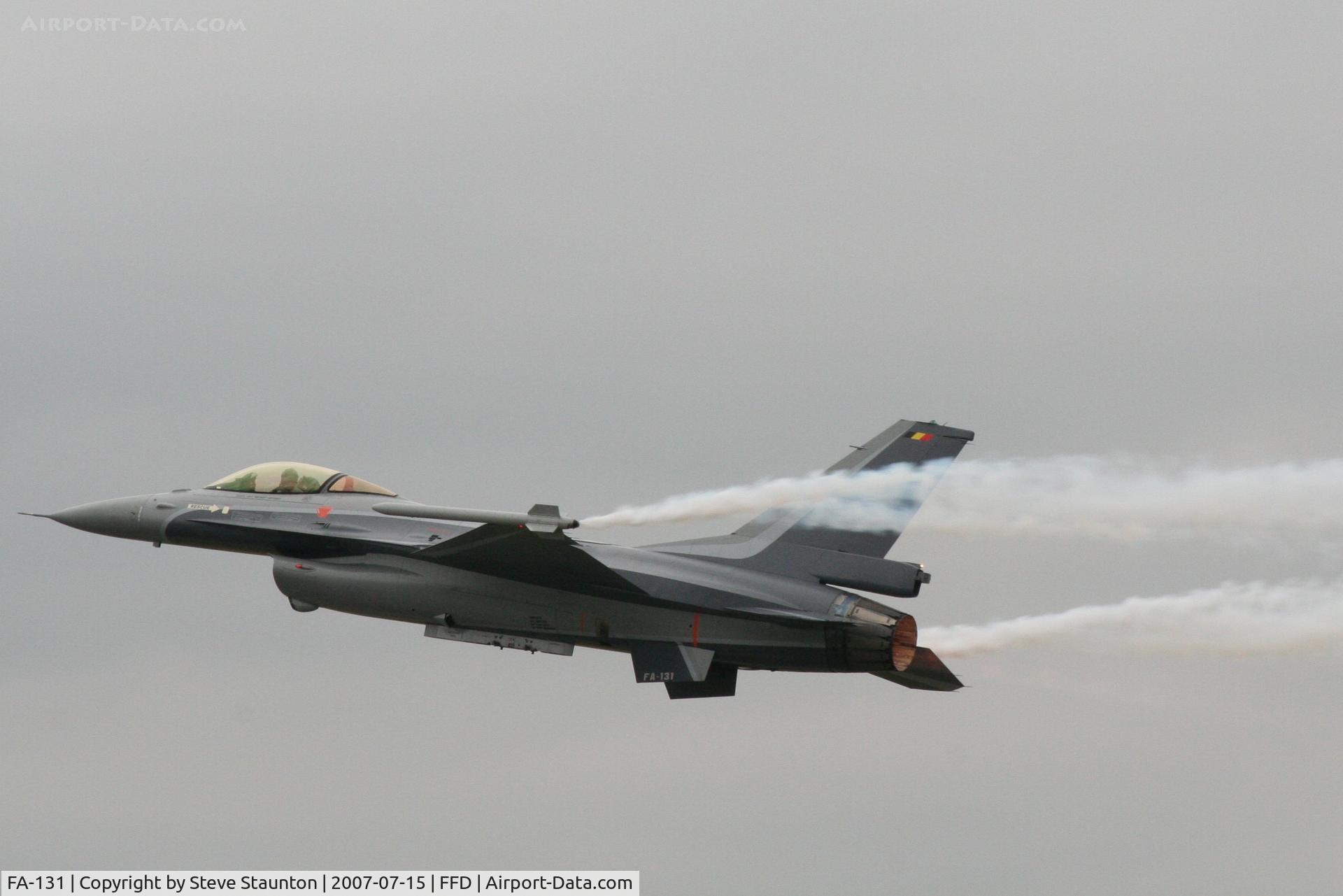 FA-131, 1991 SABCA F-16AM Fighting Falcon C/N 6H-131, Royal International Air Tattoo 2007