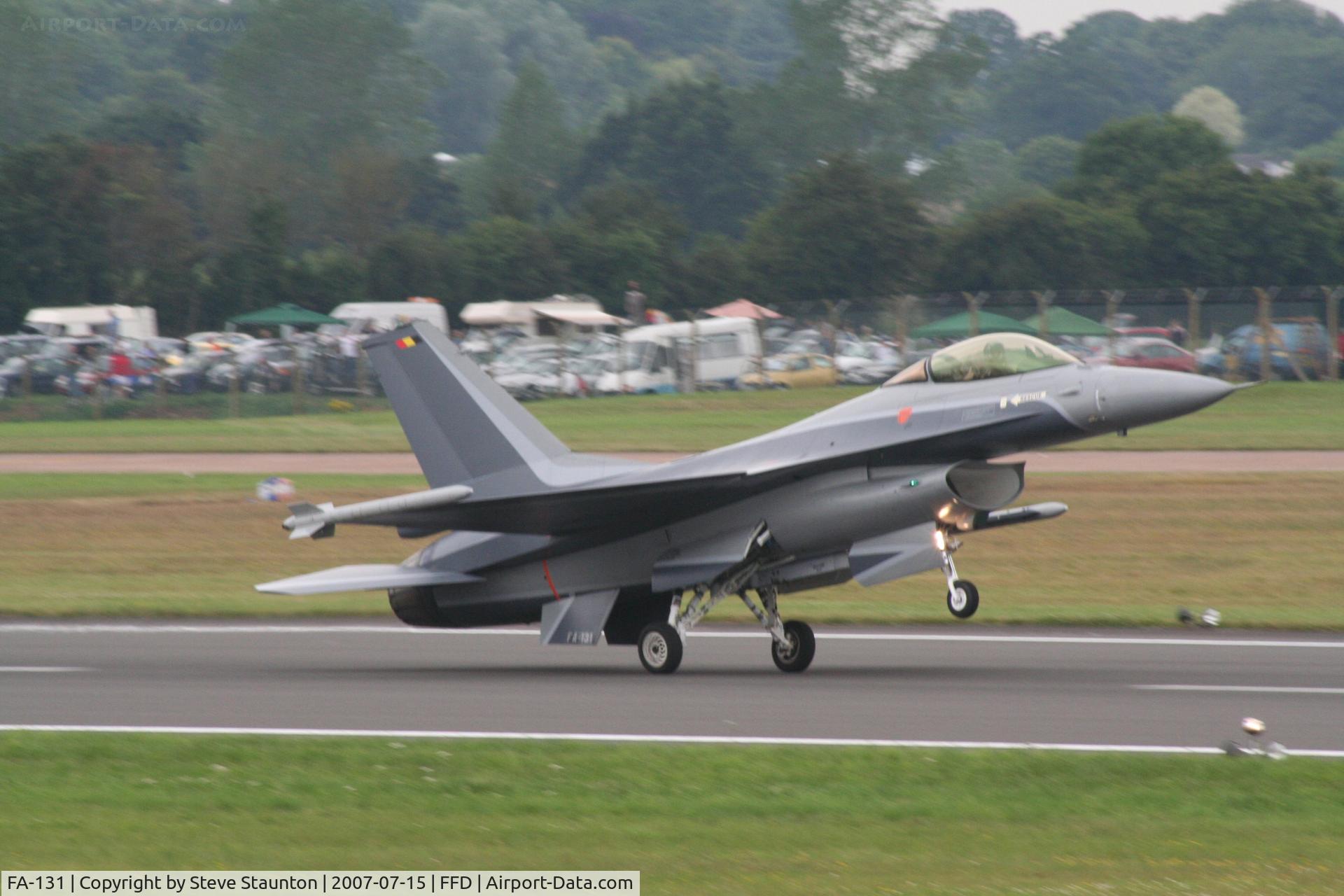 FA-131, 1991 SABCA F-16AM Fighting Falcon C/N 6H-131, Royal International Air Tattoo 2007