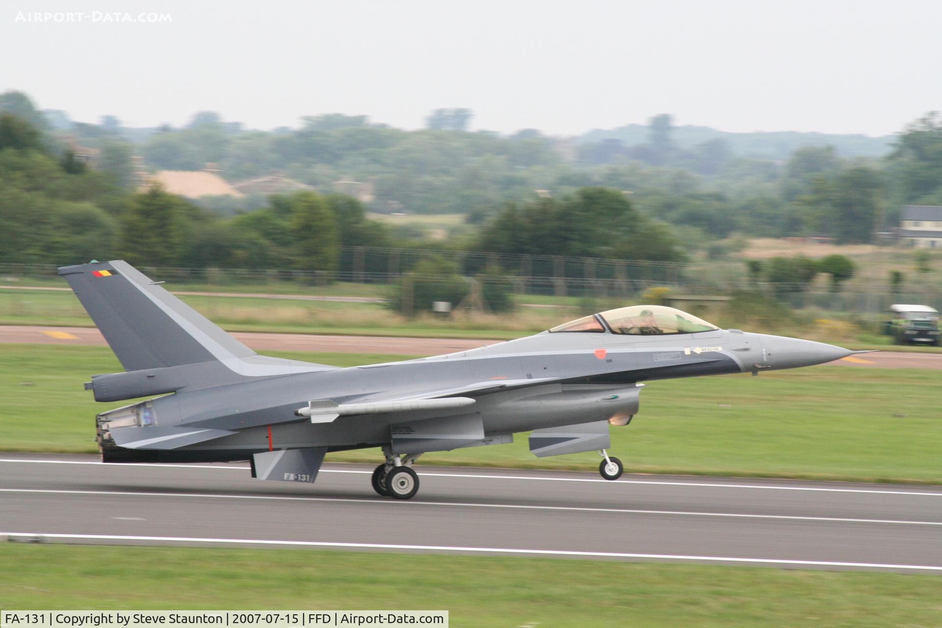 FA-131, 1991 SABCA F-16AM Fighting Falcon C/N 6H-131, Royal International Air Tattoo 2007