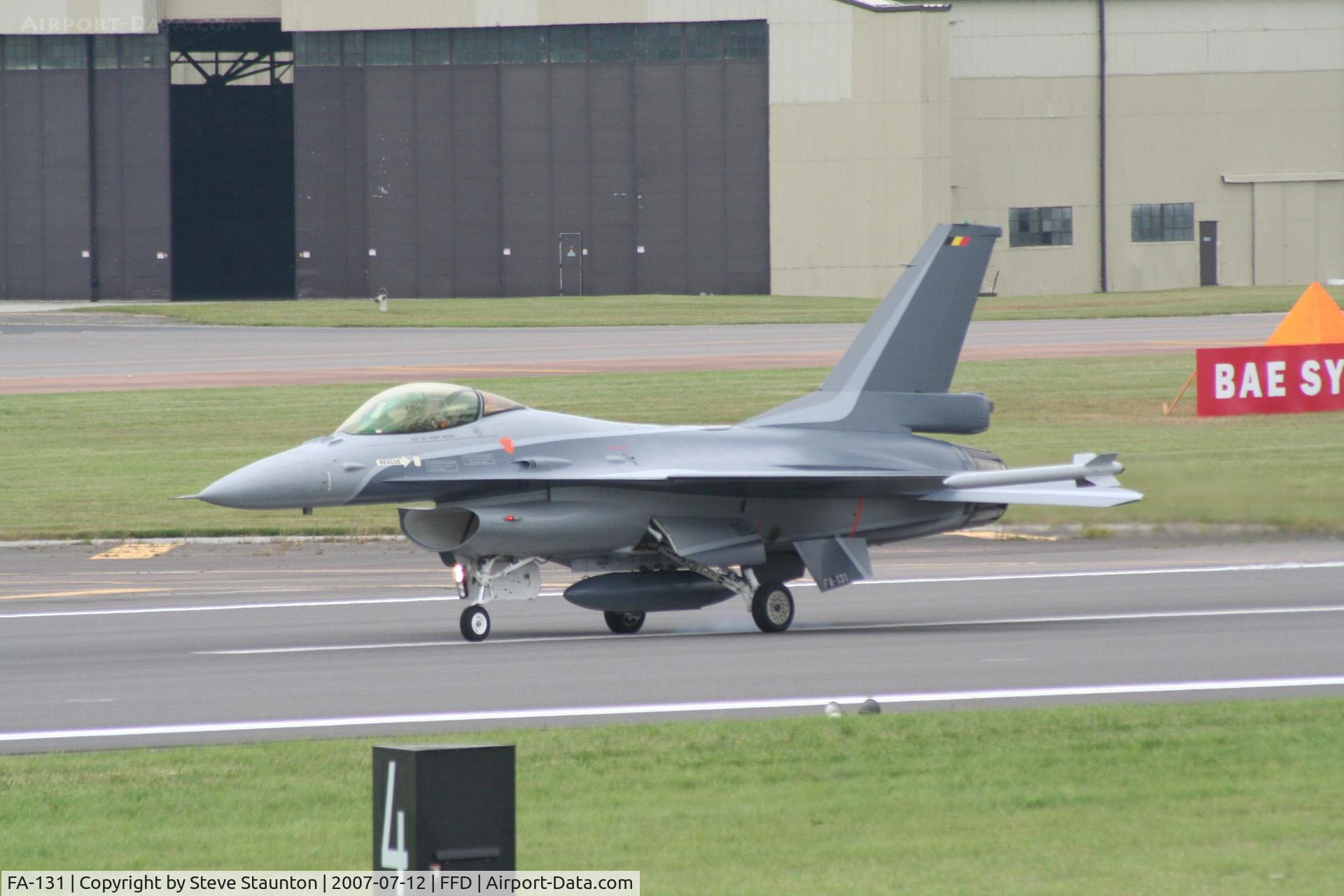 FA-131, 1991 SABCA F-16AM Fighting Falcon C/N 6H-131, Royal International Air Tattoo 2007