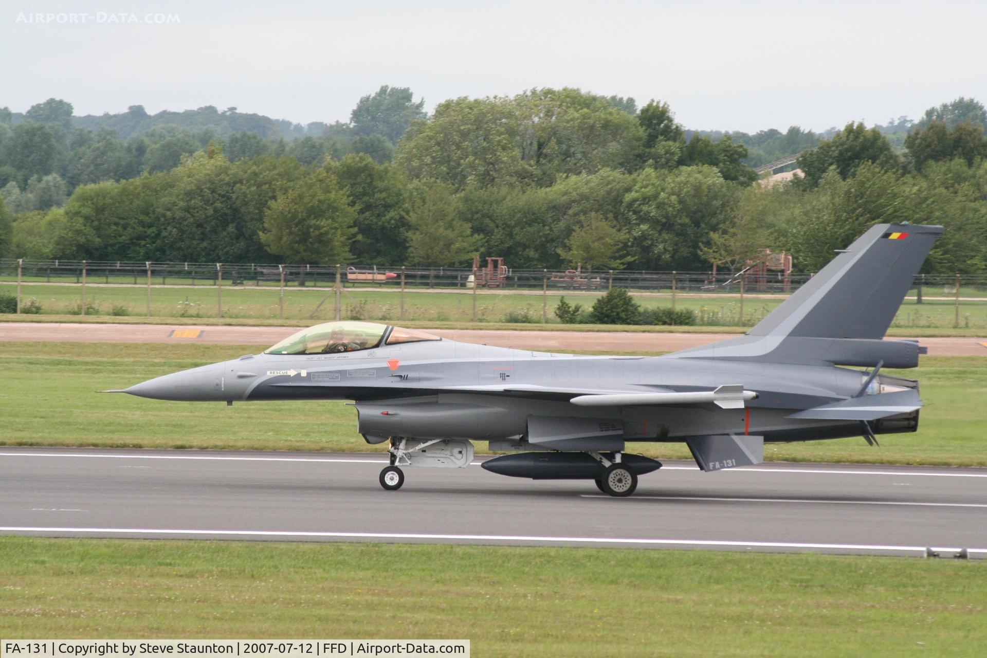 FA-131, 1991 SABCA F-16AM Fighting Falcon C/N 6H-131, Royal International Air Tattoo 2007