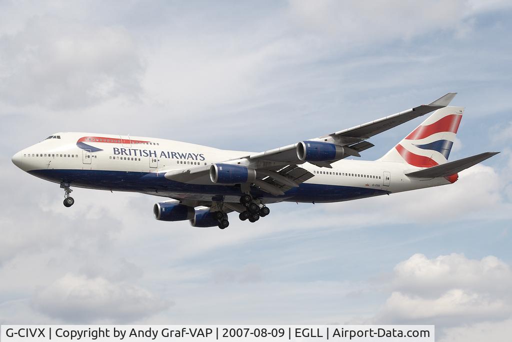 G-CIVX, 1998 Boeing 747-436 C/N 28852, British Airways 747-400