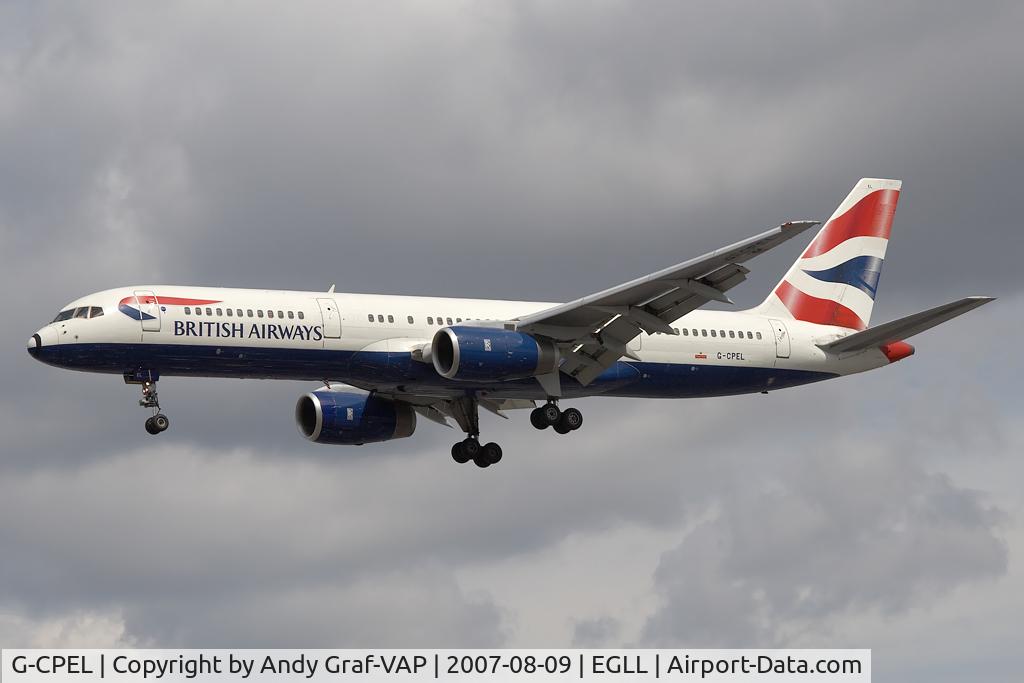 G-CPEL, 1989 Boeing 757-236 C/N 24398, British Airways 757-200