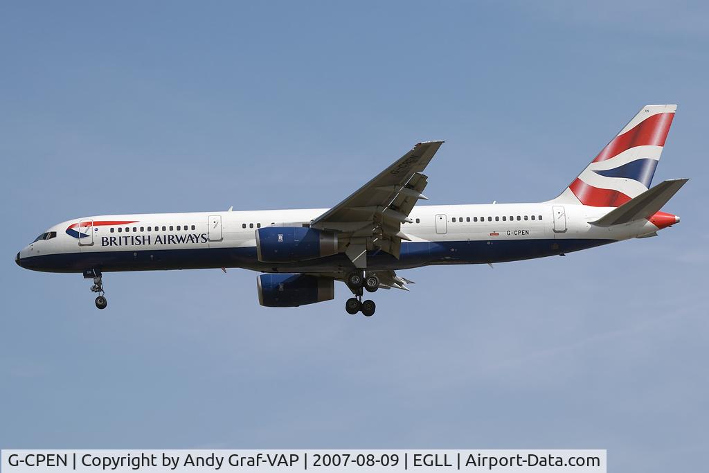 G-CPEN, 1997 Boeing 757-236 C/N 28666, British Airways 757-200