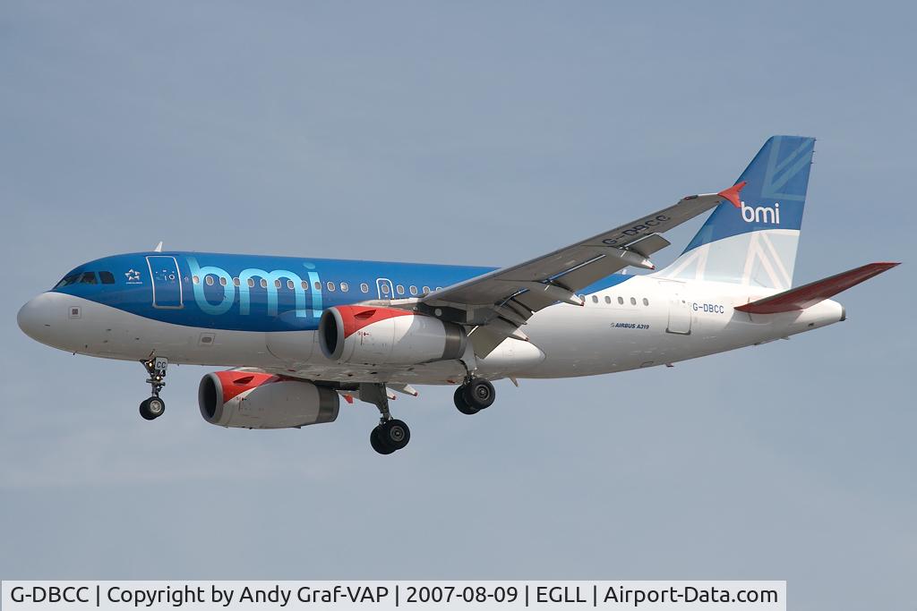 G-DBCC, 2004 Airbus A319-131 C/N 2194, BMI A319