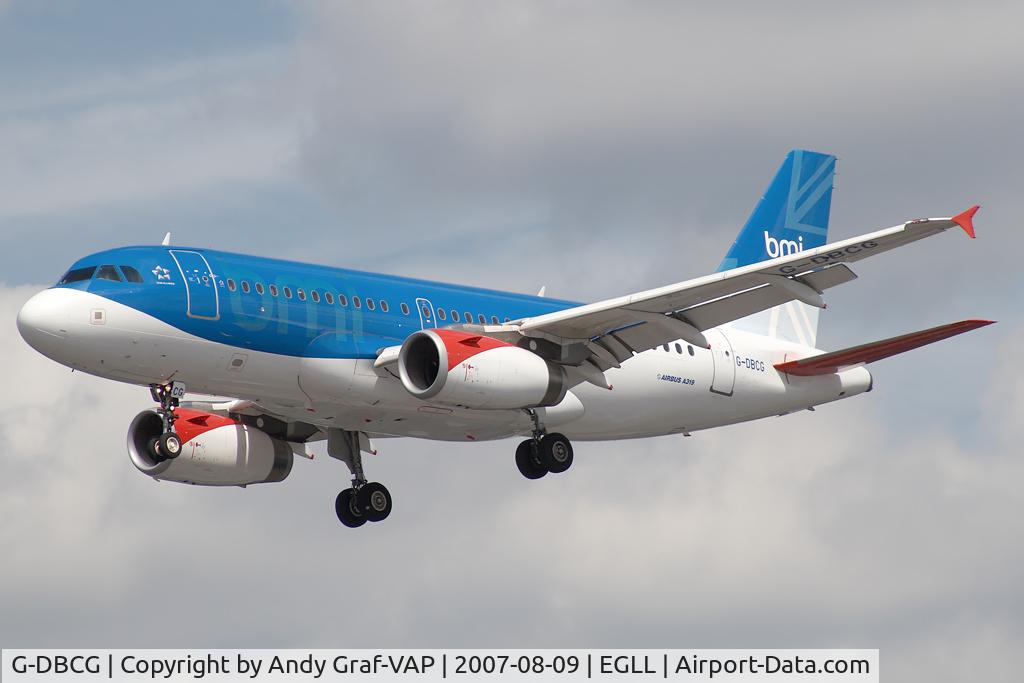 G-DBCG, 2005 Airbus A319-131 C/N 2694, BMI A319