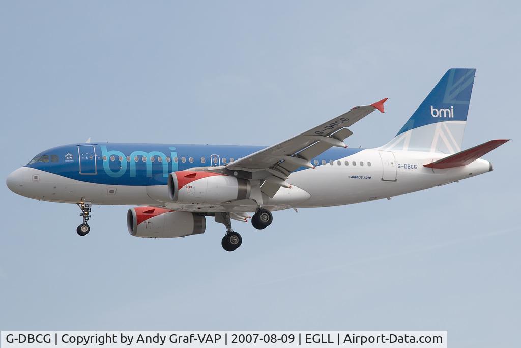 G-DBCG, 2005 Airbus A319-131 C/N 2694, BMI A319