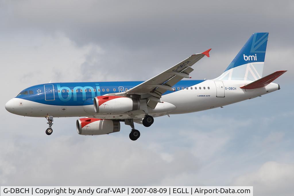 G-DBCH, 2006 Airbus A319-131 C/N 2697, BMI A319