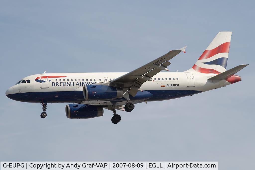 G-EUPG, 2000 Airbus A319-131 C/N 1222, British Airways A319