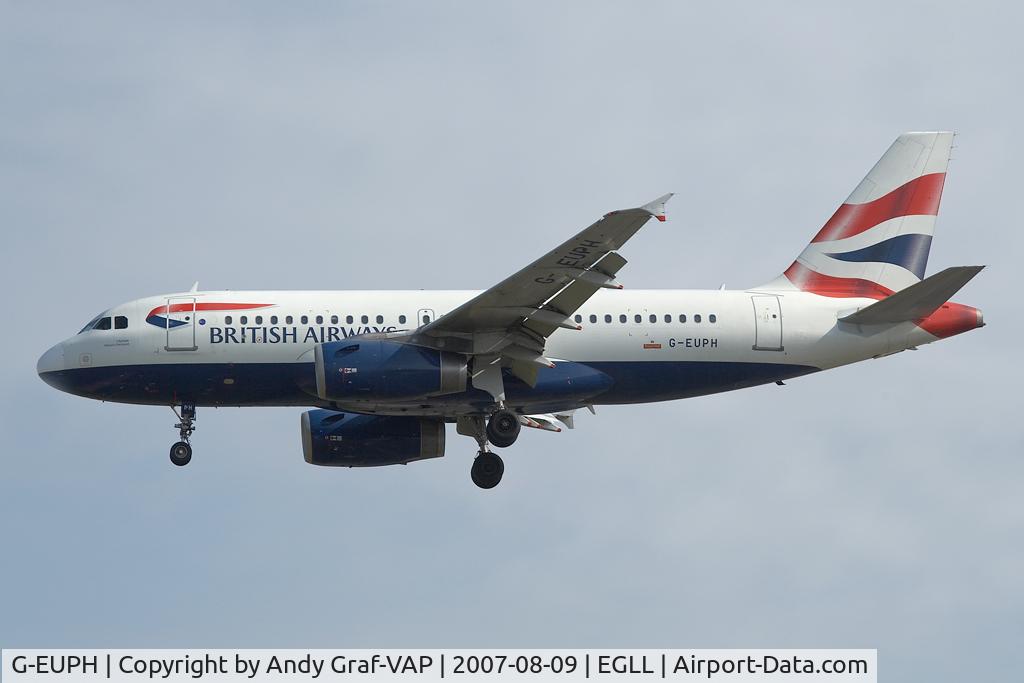 G-EUPH, 2000 Airbus A319-131 C/N 1225, British Airways A319