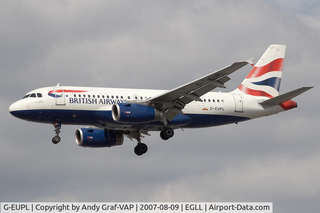 G-EUPL, 2000 Airbus A319-131 C/N 1239, British Airways A319