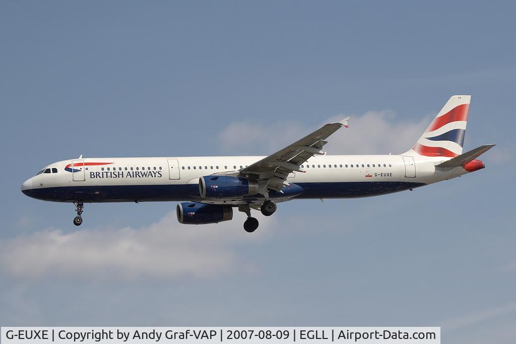 G-EUXE, 2004 Airbus A321-231 C/N 2323, British Airways A321