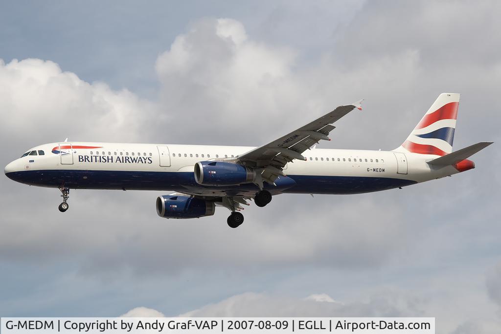 G-MEDM, 2006 Airbus A321-231 C/N 2799, British Airways A321