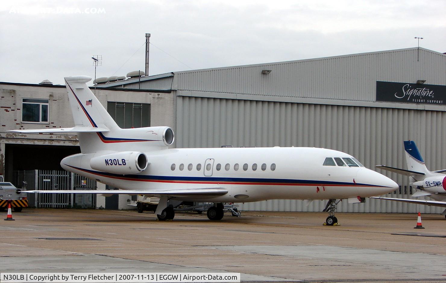N30LB, 1996 Dassault Falcon 900EX C/N 08, Falcon 900 EX at Luton