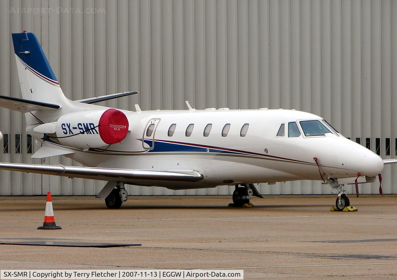 SX-SMR, 2006 Cessna 560 Citation Excel C/N 560-5631, Welcome visitor to Luton
