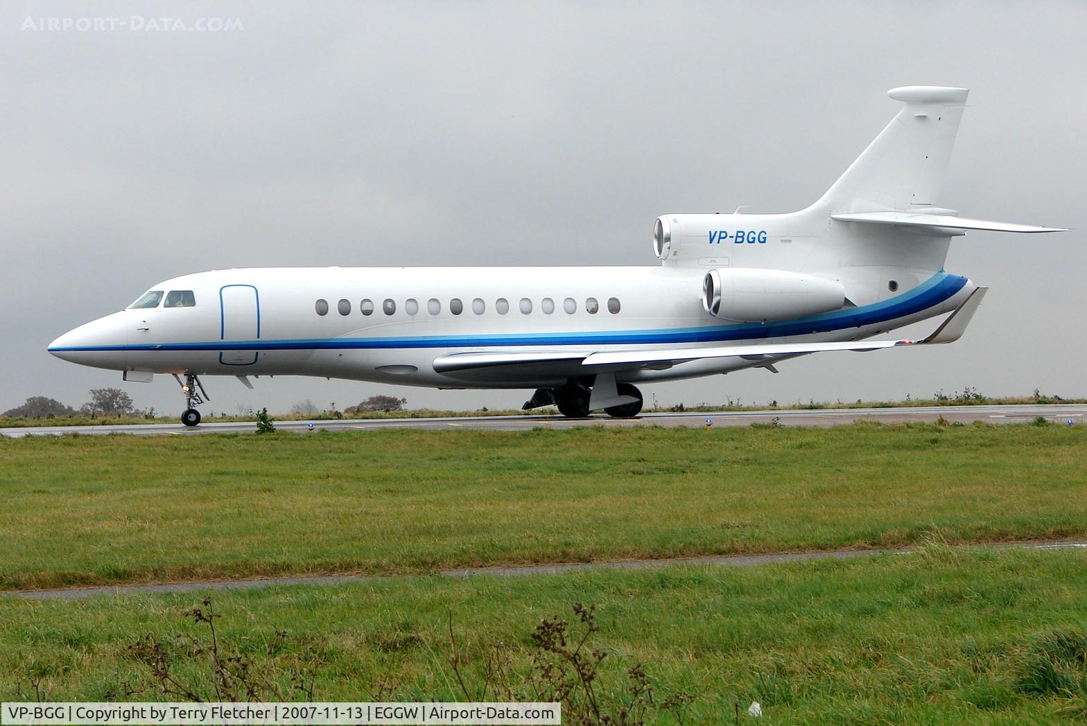VP-BGG, 2007 Dassault Falcon 7X C/N 005, This registration is now carried by the long-range Falcon 7X