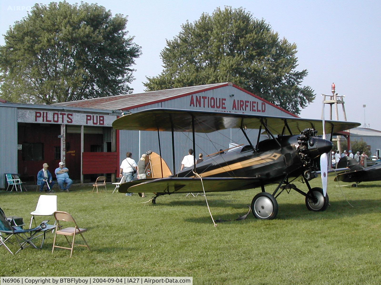 N6906, 1928 Laird LC-B-200 C/N 165, This was Matty Laird's personal airplane. Photographed at the 2004 AAA/APM National Fly-in at Antique Airfield near Blakesburg, IA