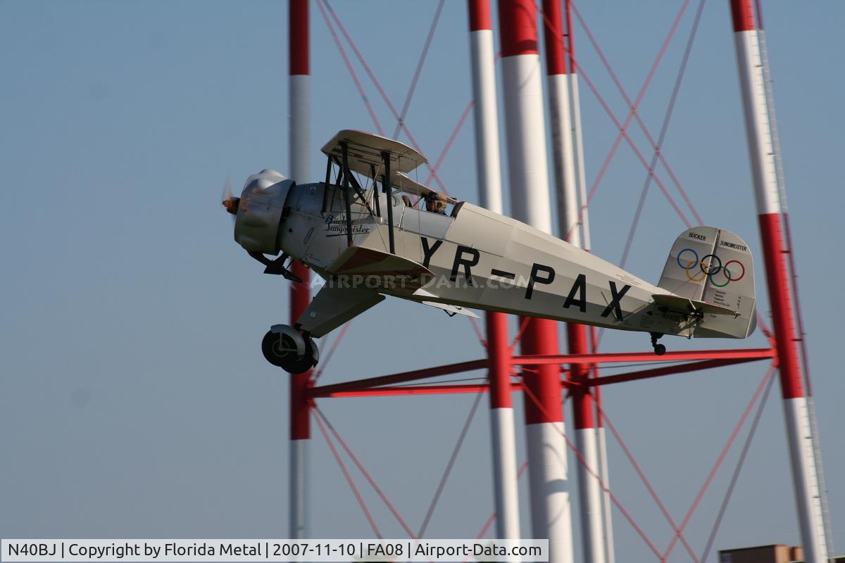 N40BJ, 1937 Bucker Bu-133C Jungmeister C/N 4, BU-133