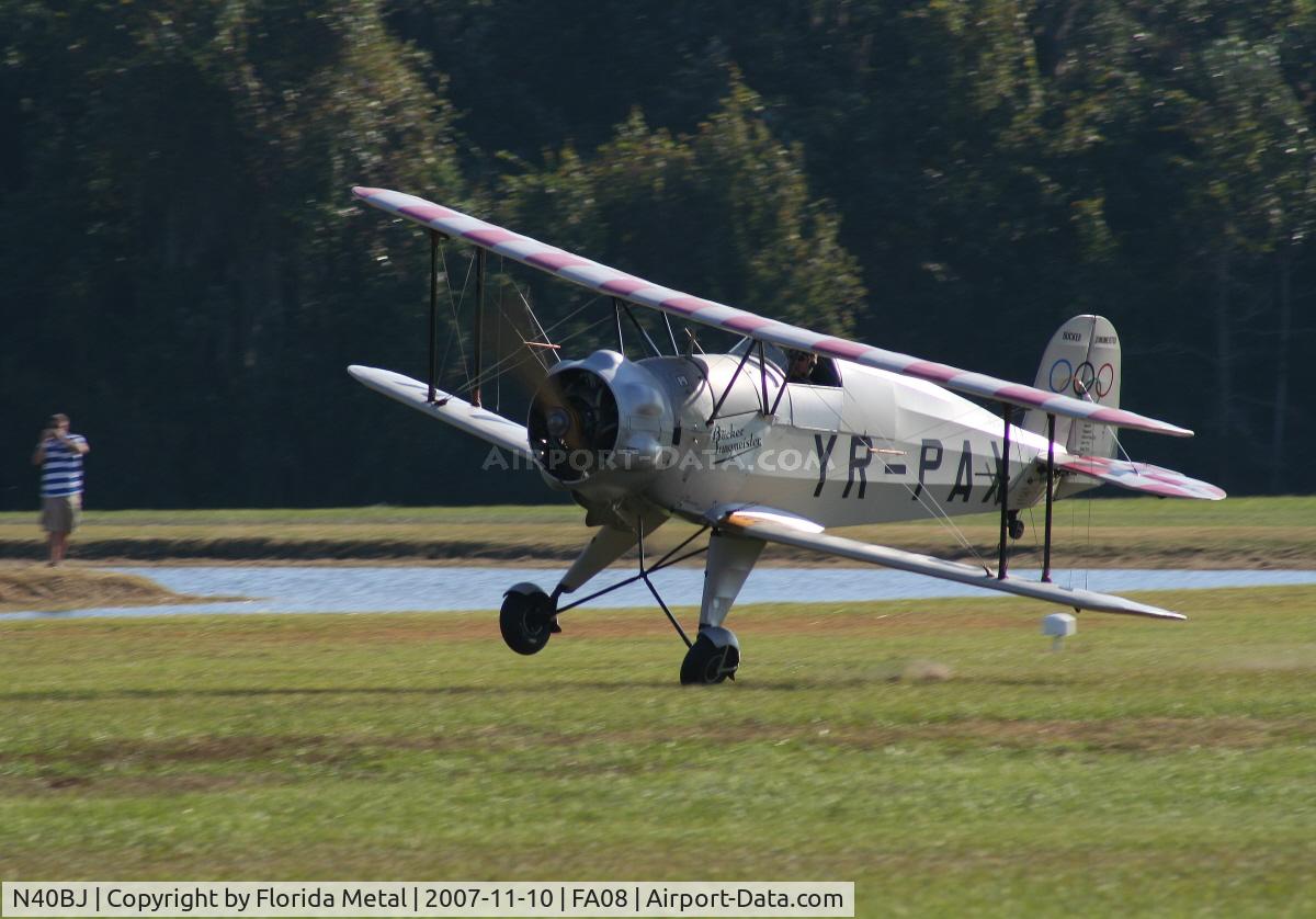 N40BJ, 1937 Bucker Bu-133C Jungmeister C/N 4, BU-133