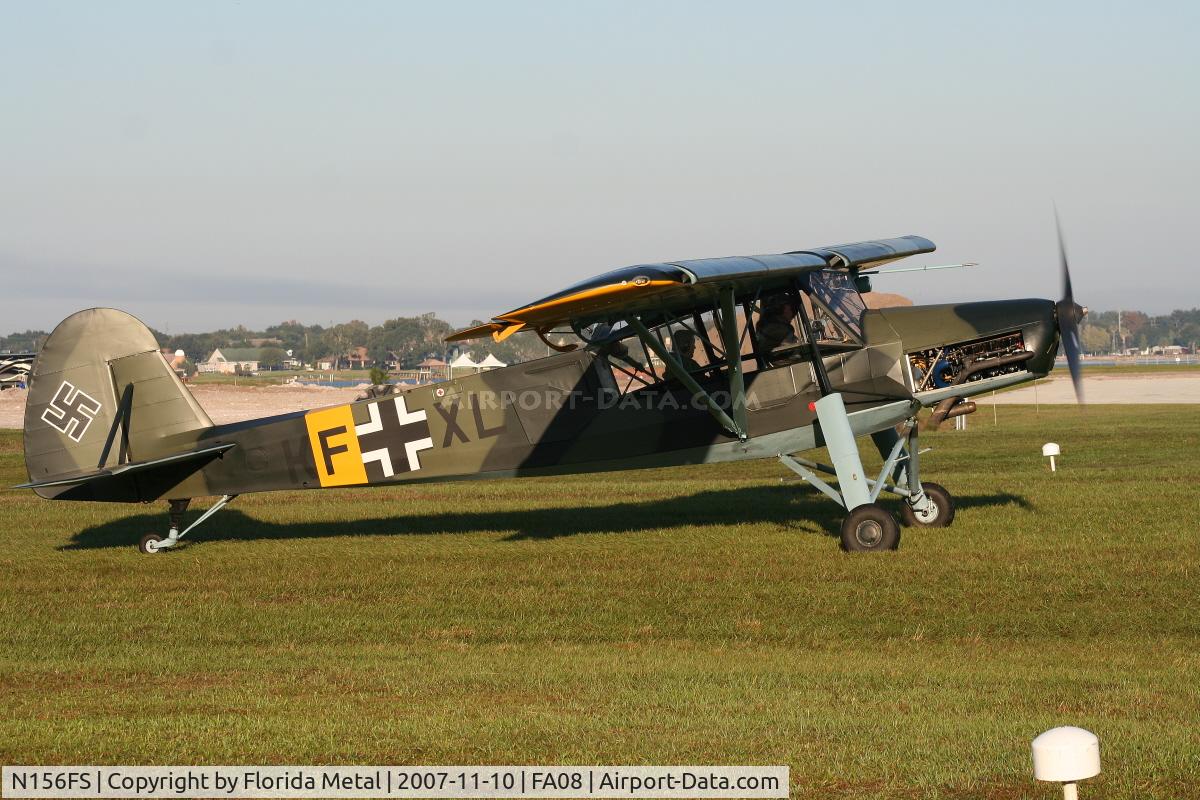 N156FS, 1942 Fieseler F1-156-C2 Storch C/N 4642, Storch