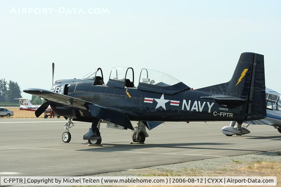 C-FPTR, 1955 North American T-28B Trojan C/N 219-11, Static display at the 2006 Abbotsford Airshow