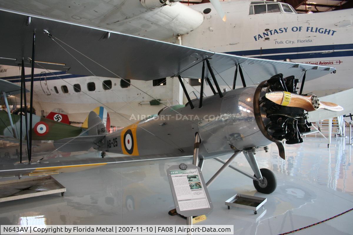 N643AV, 1938 Avro 643 Cadet II C/N 1060, Avro Cadet