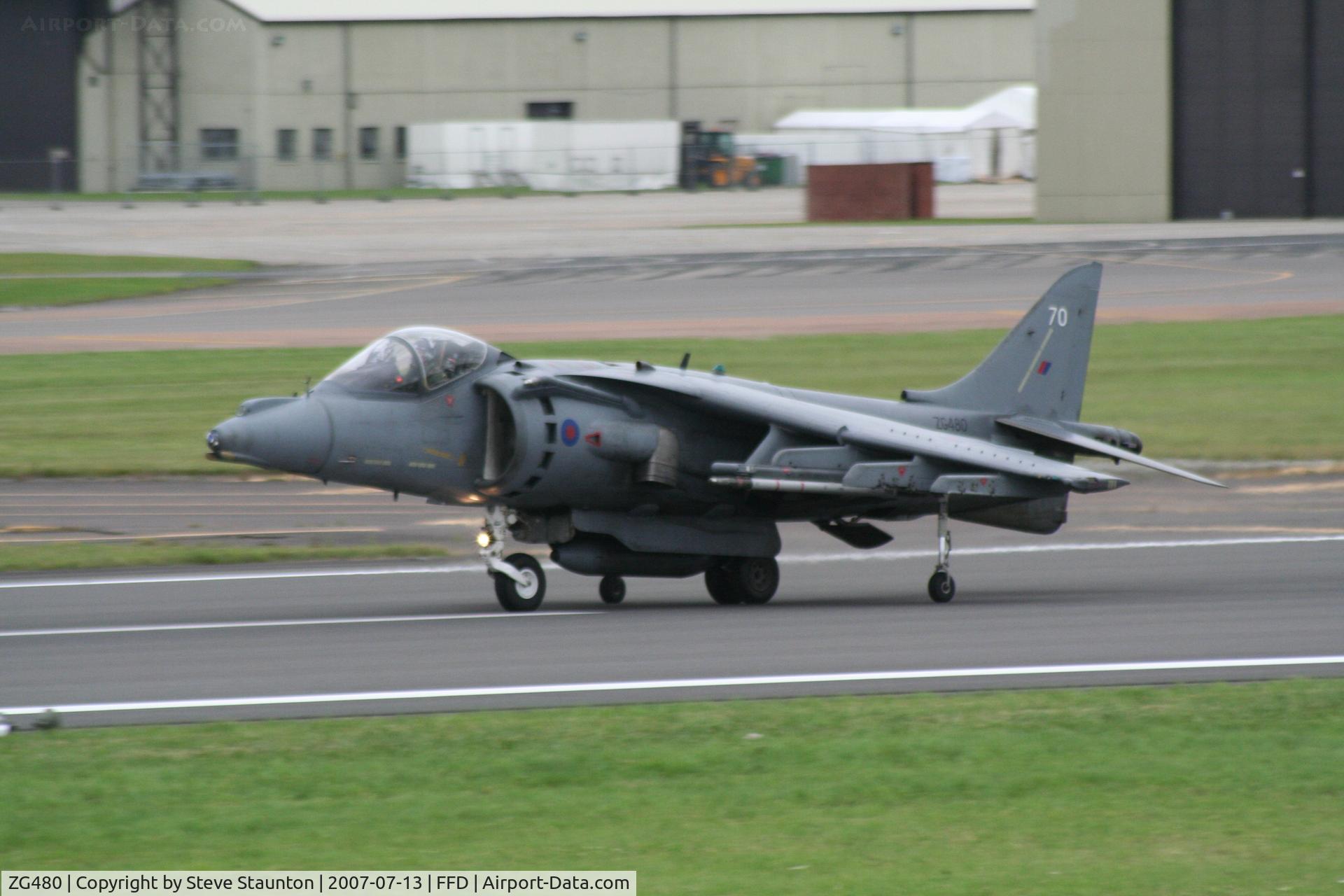 ZG480, British Aerospace Harrier GR.7 C/N P70, Royal International Air Tattoo 2007