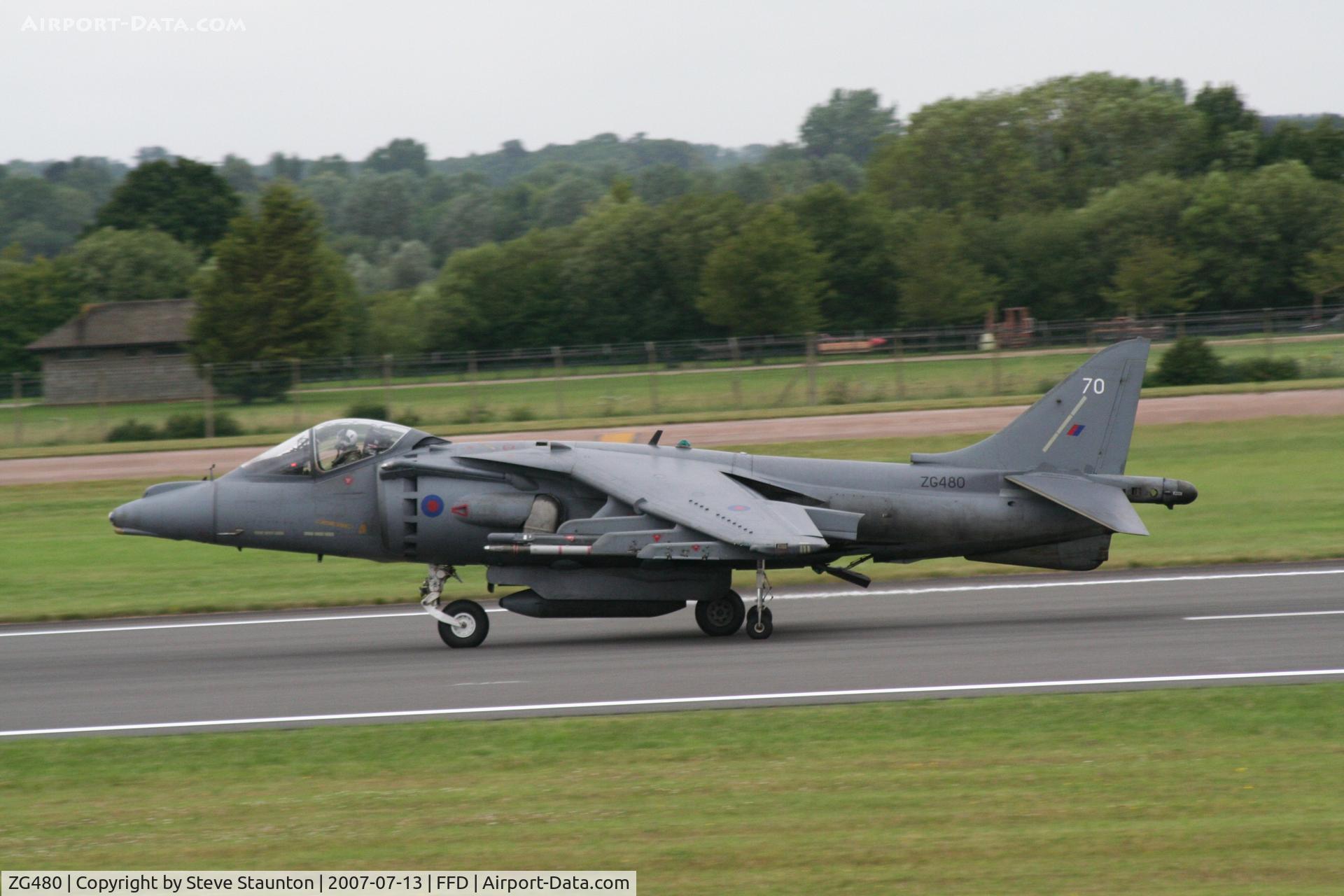 ZG480, British Aerospace Harrier GR.7 C/N P70, Royal International Air Tattoo 2007