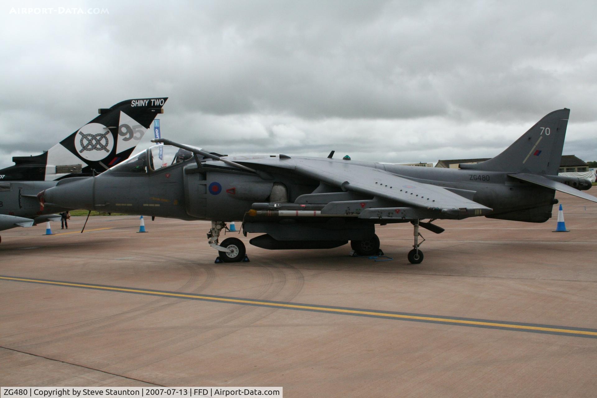 ZG480, British Aerospace Harrier GR.7 C/N P70, Royal International Air Tattoo 2007