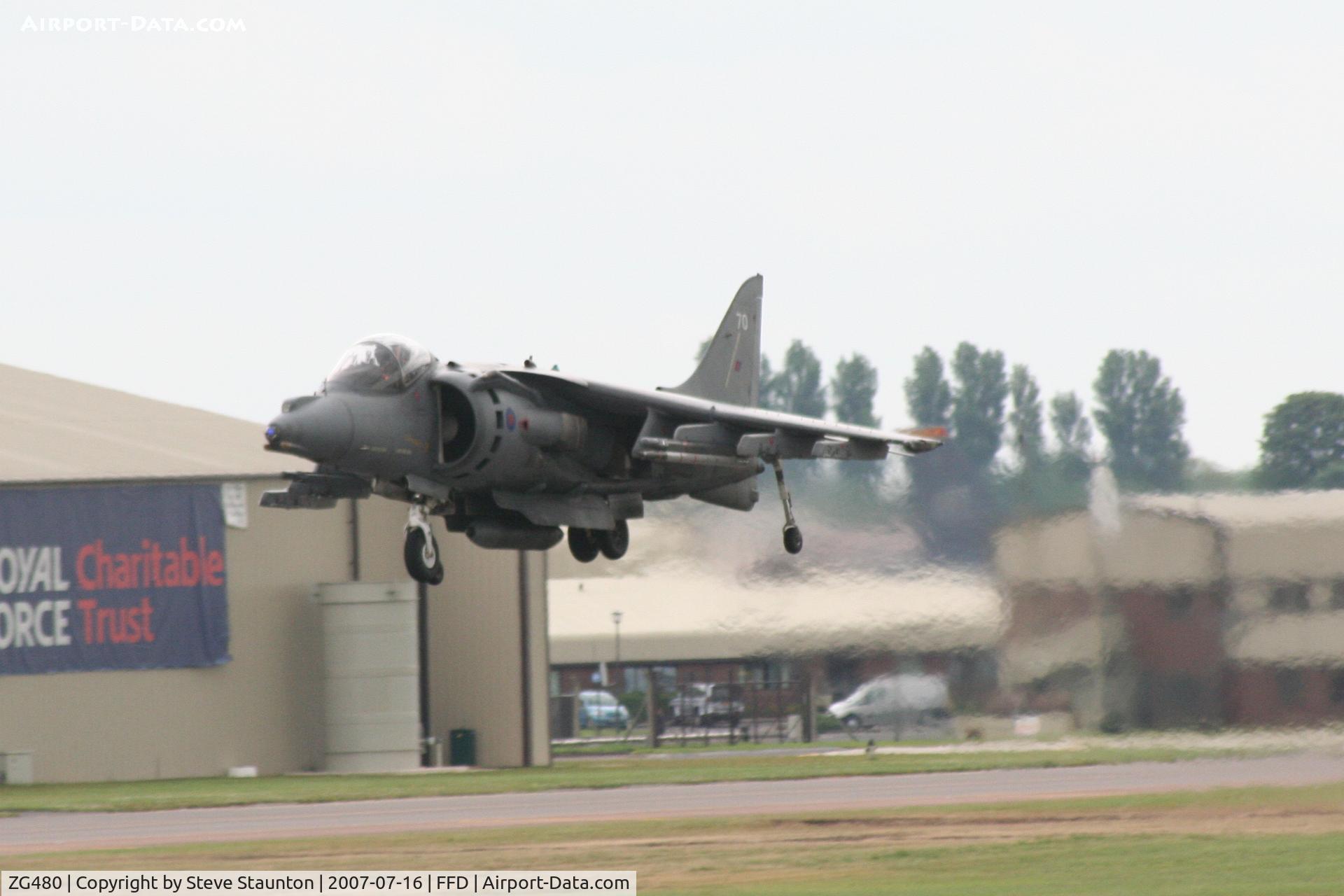ZG480, British Aerospace Harrier GR.7 C/N P70, Royal International Air Tattoo 2007