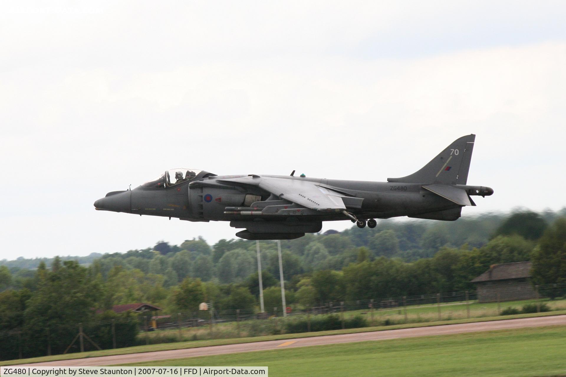 ZG480, British Aerospace Harrier GR.7 C/N P70, Royal International Air Tattoo 2007
