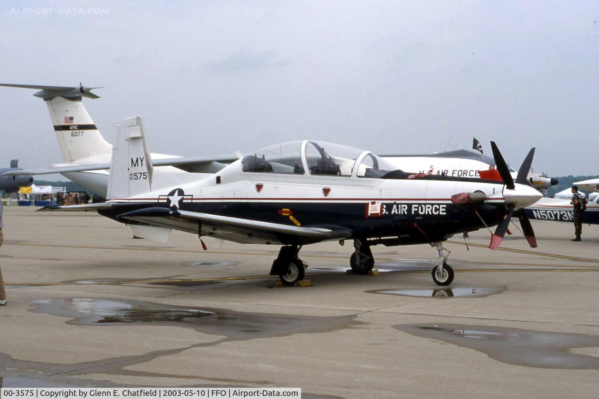 00-3575, 2000 Raytheon T-6A Texan II C/N PT-79, Texan II at the 100th Anniversary of Flight celebration