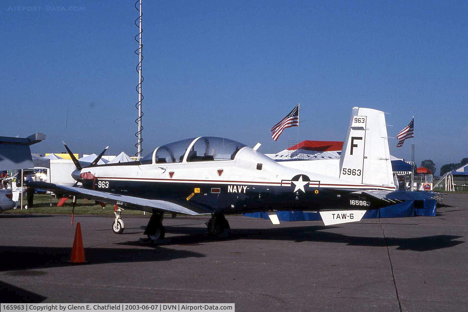165963, 2001 Raytheon T-6A Texan II C/N PT-106, Texan II at the Quad Cities Air Show