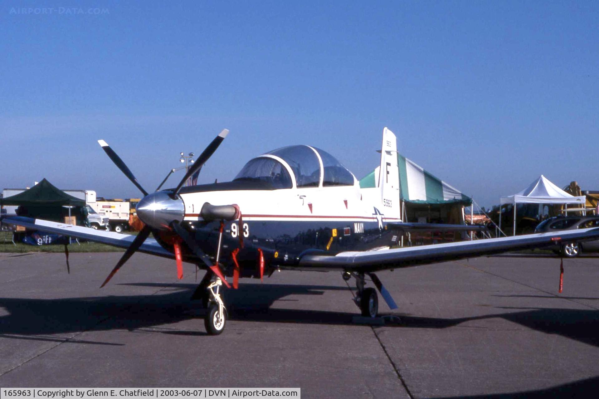165963, 2001 Raytheon T-6A Texan II C/N PT-106, Texan II at the Quad Cities Air Show