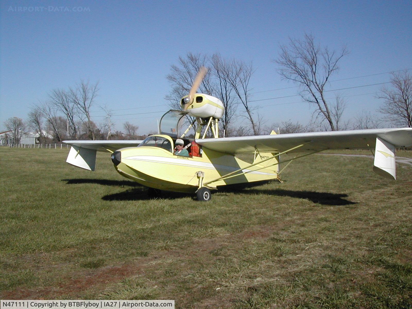 N47111, 1975 Volmer VJ-22 Sportsman B C/N 65, A regular visitor to Antique Airfield near Blakesburg, IA