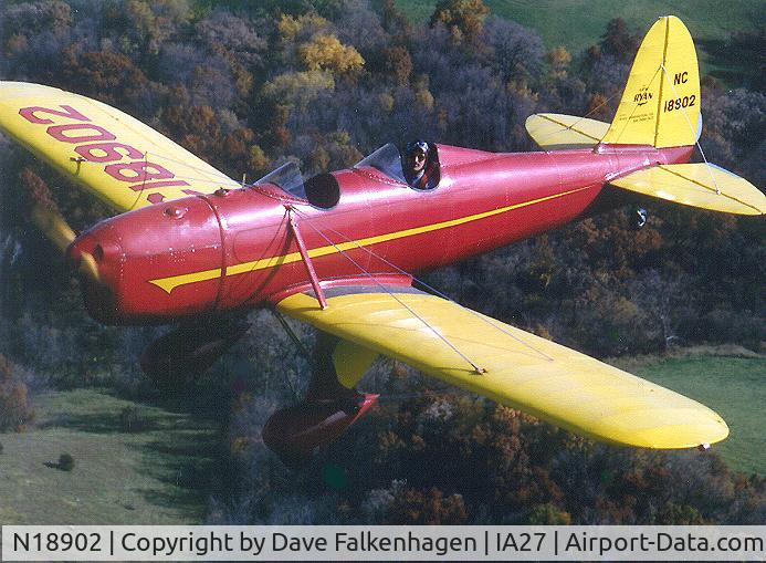 N18902, 1938 Ryan Aeronautical ST-A C/N 198, On display at the Air Power Museum on Antique Airfield near Blakesburg, IA