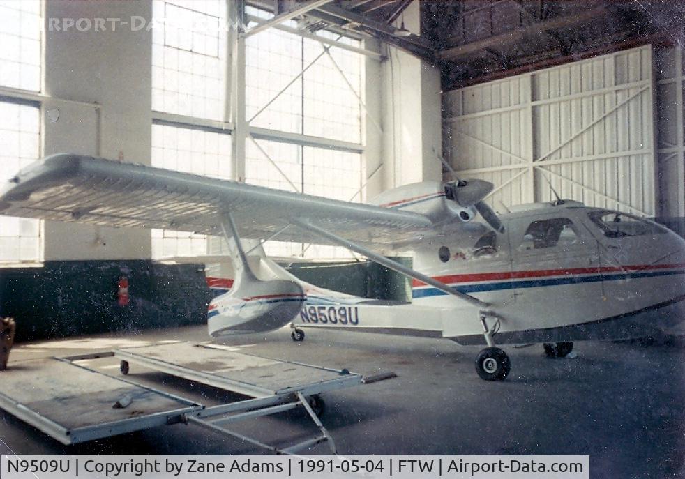 N9509U, 1981 STOL Aircraft UC-1Twinbee C/N 021, In the hanger at Meacham Field